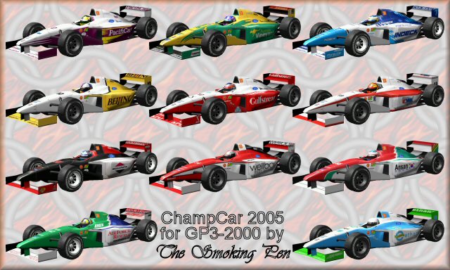 Champ Car Season 2005 Long Beach Race Set, alternate cars for GP3-2000
